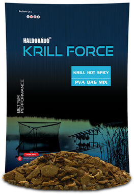 Haldorádó Vnadící směs Krill Force PVA Bag Mix 600g Krill Hot Spicy