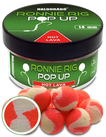 Haldorádó Pop-Up Ronnie Rig 30g 14mm Hot Lava