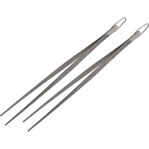 Lamart BBQ Grilovací pinzeta / 30cm / 2ks / nerez