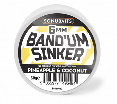 Sonubaits Dumbells Band'Um Sinkers Pineapple & Coconut 60g 6mm