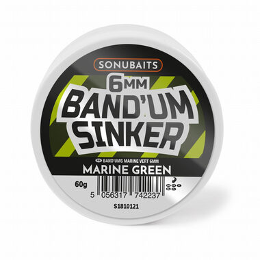 Sonubaits Dumbells Band'Um Sinkers Marine Green 60g 6mm