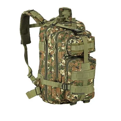 NILS Camp CBT7204 Defender zelený / Batoh / 30 litrů / Vodní sloupec: 1000 mm / nylon