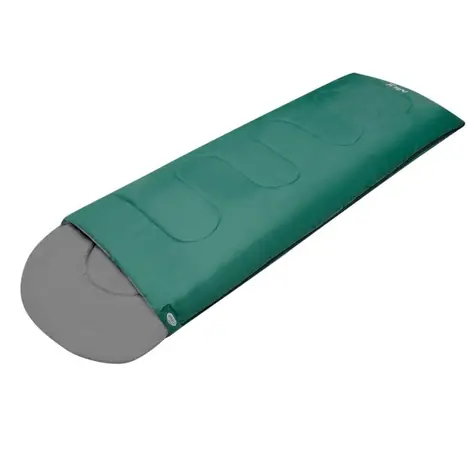 NILS Camp NC2105 zelený / Prodloužený spací pytel / 180+30 cm x 70 cm / 25 °C 
