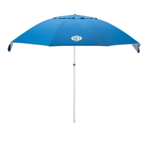 NILS Camp NC7822 XL 190 cm modrý / Slunečník / Průměr: 190 cm / Výška: až 220 cm