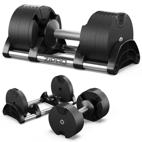 ZIPRO činky s nastavitelnou zátěží KULATÉ 24 kg