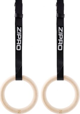 ZIPRO Wooden Ring Gymnastické kruhy 23cm 4.6m / max 200 kg 