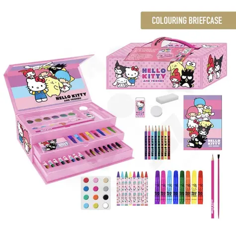 Cerdá Colouring Stationery set Hello Kitty - sada výtvarných potřeb
