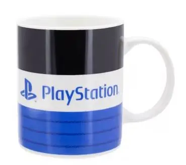 Paladone Mug Stripes Playstation / keramický hrnek / 400 ml