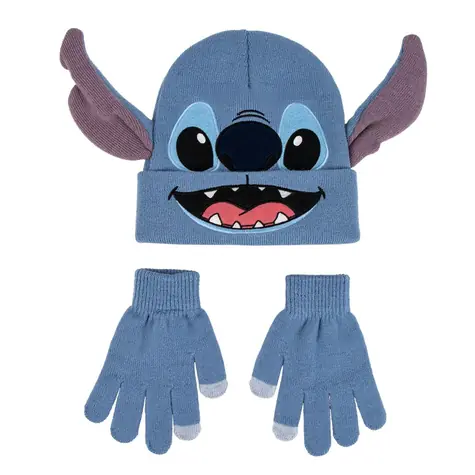 Cerdá STITCH Dětský zimní set (čepice & rukavice) 
