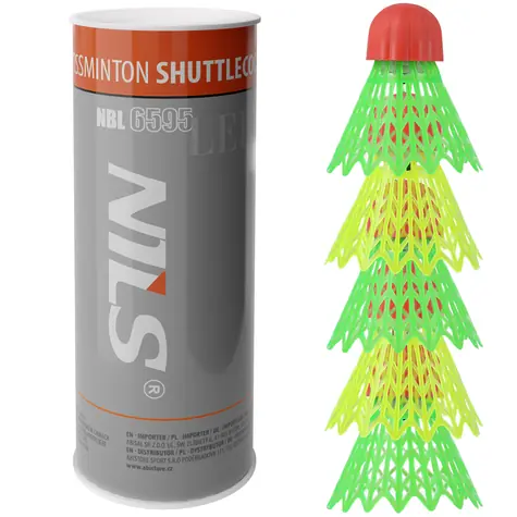 NILS NBL6595 Crossmintonové míčky s LED 5 ks