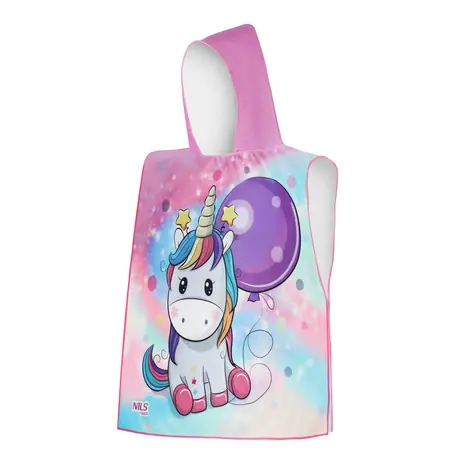 NILS aqua NAR20 Ručník - pončo z mikrovlákna Unicorn