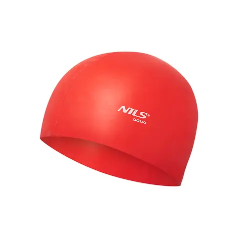 NILS Aqua NQC RD01 Silikonová čepice červená