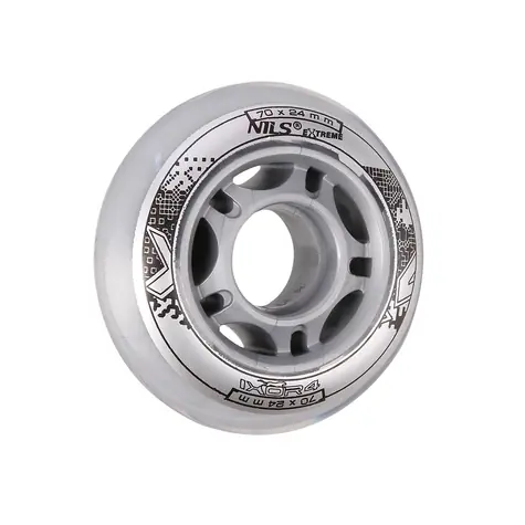 NILS Extreme PU 70x24 Kolečka čiré (4ks)