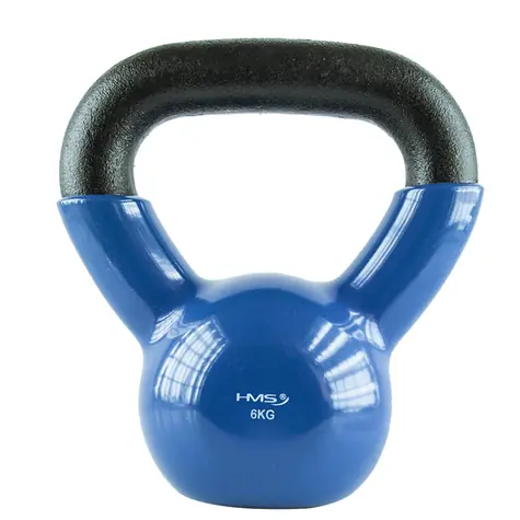 HMS KN 6 Kettlebel 6 kg pokrytý vinylem