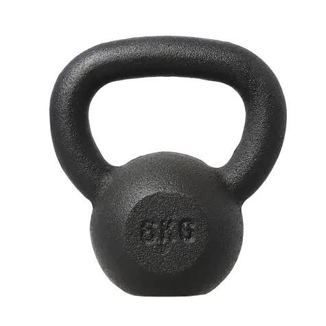 HMS KZG06 Litinový kettlebell 6 kg černý