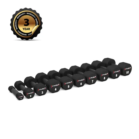 HMS HPT08 Polyuretanové jednoručky 2 x 8 kg