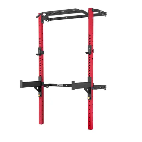 HMS KLT23 Skládací posilovací klec - Power Rack červená
