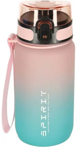 KIK Láhev na vodu 600 ml růžovo modrá