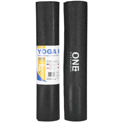 One Fitness YM02 Podložka pro jógu černá