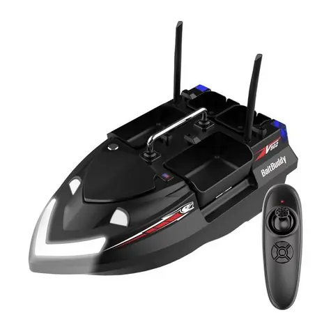 Flytec V802 12000mah návnada loď (černá)