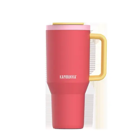 Kambukka Termohrnek Rio Tumbler 950 ml Pink Papaya / 0.9 L / nerez 