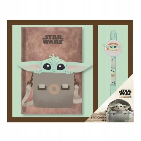 Cerdá Star Wars The Mandalorian Stationery Set Grogu / Sada diář + příslušenství