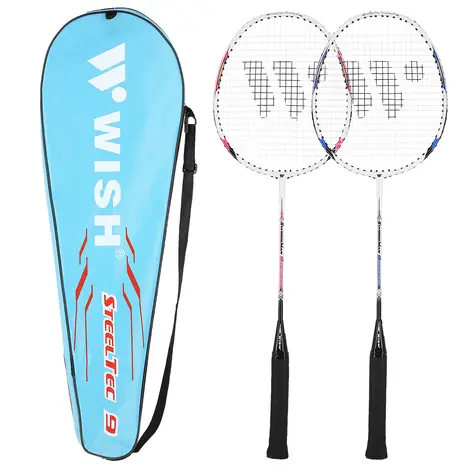 WISH Sada badmintonových raket  Steeltech 9K