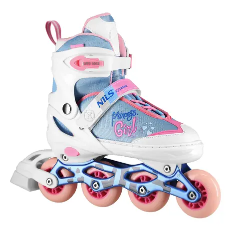 NILS EXTREME NA18168A BÍLÉ VEL.M(35-38) KOLEČKOVÉ BRUSLE PRINCESS 