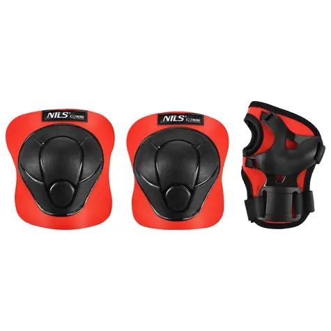 NILS EXTREME H210 ČERVENÁ VEL.S SOUPRAVA CHRÁNIČŮ 
