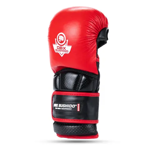 BUSHIDO WARRIOR VEL.XL ČERVENÉ PRÉMIOVÉ MMA RUKAVICE DBX 