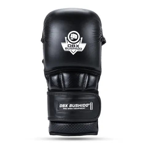BUSHIDO WARRIOR VEL.XL ČERNÉ PRÉMIOVÉ MMA RUKAVICE DBX 