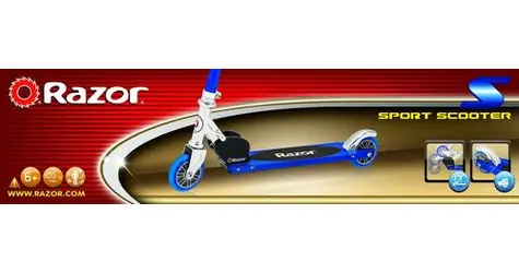 Razor 13073043 Sport S koloběžka modrá / od 5 let