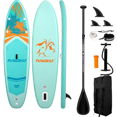 FunWater Nafukovací Paddleboard SUPFW70A 350cm tyrkysová / příslušenství 