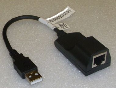 DELL adaptér USB 2.0 / Ethernet RJ45