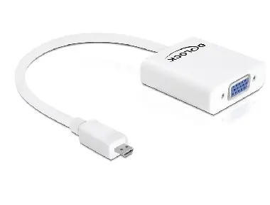 DeLock adaptér HDMI MICRO (M) -> VGA (F)