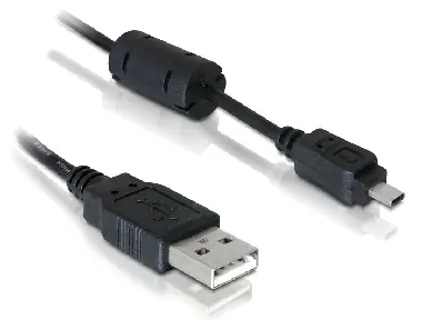 DeLock kabel USB 2.0 k fotoaparátům Nikon 8pin UC-E6 USB 1,83m