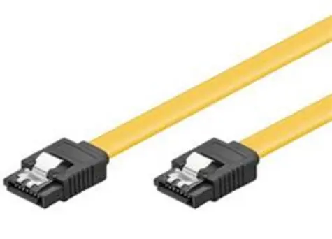 PremiumCord SATA 3.0 datový kabel / Kovová západka / 0.2m
