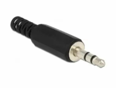 DeLock stereo konektor jack 3.5 mm / s ochranou proti ohybu