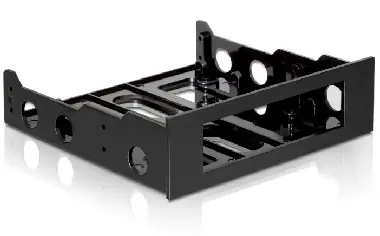 DeLock vestavný rámeček pro 3.5" zařízení do 5.25" pozice / černý