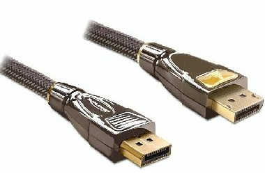 Delock kabel Displayport samec - samec / premium / 2m