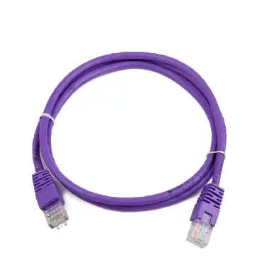 Gembird UTP CAT5E 1 m fialová / patch kabel / s ochranou