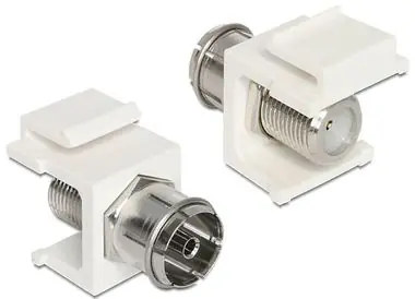 Delock Keystone Modul IEC koax. samice > F samice