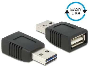 Delock USB adaptér EASY-USB 2.0-A samec > USB 2.0-A samice