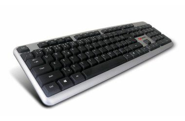 C-TECH KB-102 slim klávesnice / CZ/SK / USB / stříbrná