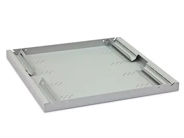 Triton Polička s perforací 1U/950mm / černá / nosnost 80kg