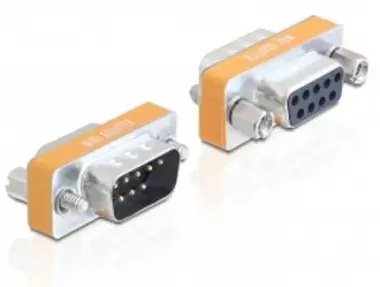 DeLock adaptér Null Modem Sub-D 9 pin samec / samice