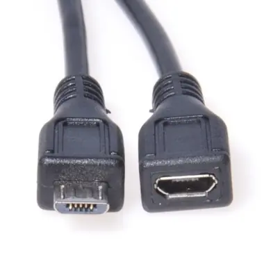 PremiumCord Kabel prodlužovací micro USB 2.0 male-female 3m černá