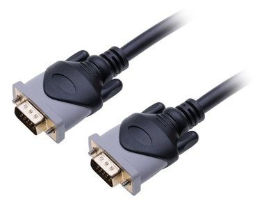 CONNECT IT Wirez VGA (15pin) - VGA (15pin) kabel (M) - (M) černá 1.8m