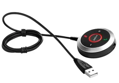 JABRA EVOLVE LINK / USB-Jack / Evolve 40 a 80 / černá