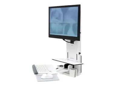 ERGOTRON PATIENT ROOM / VL18 STS WM / systém držáků na zeď / monitor (all in one)/ klávesnice / myš / pracovní plocha
